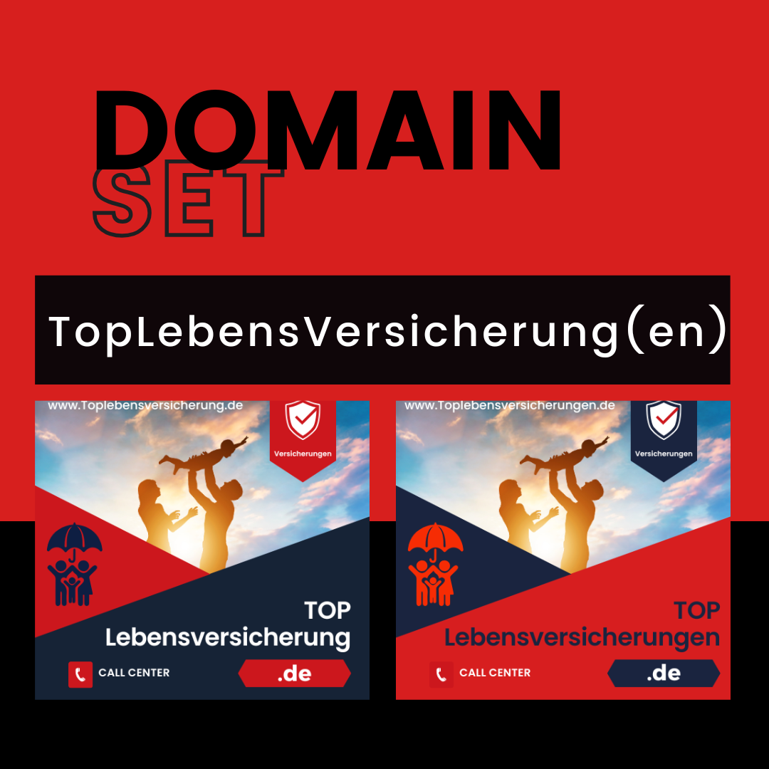 TopLebensVersicherung(en).de Domain BUNDLE